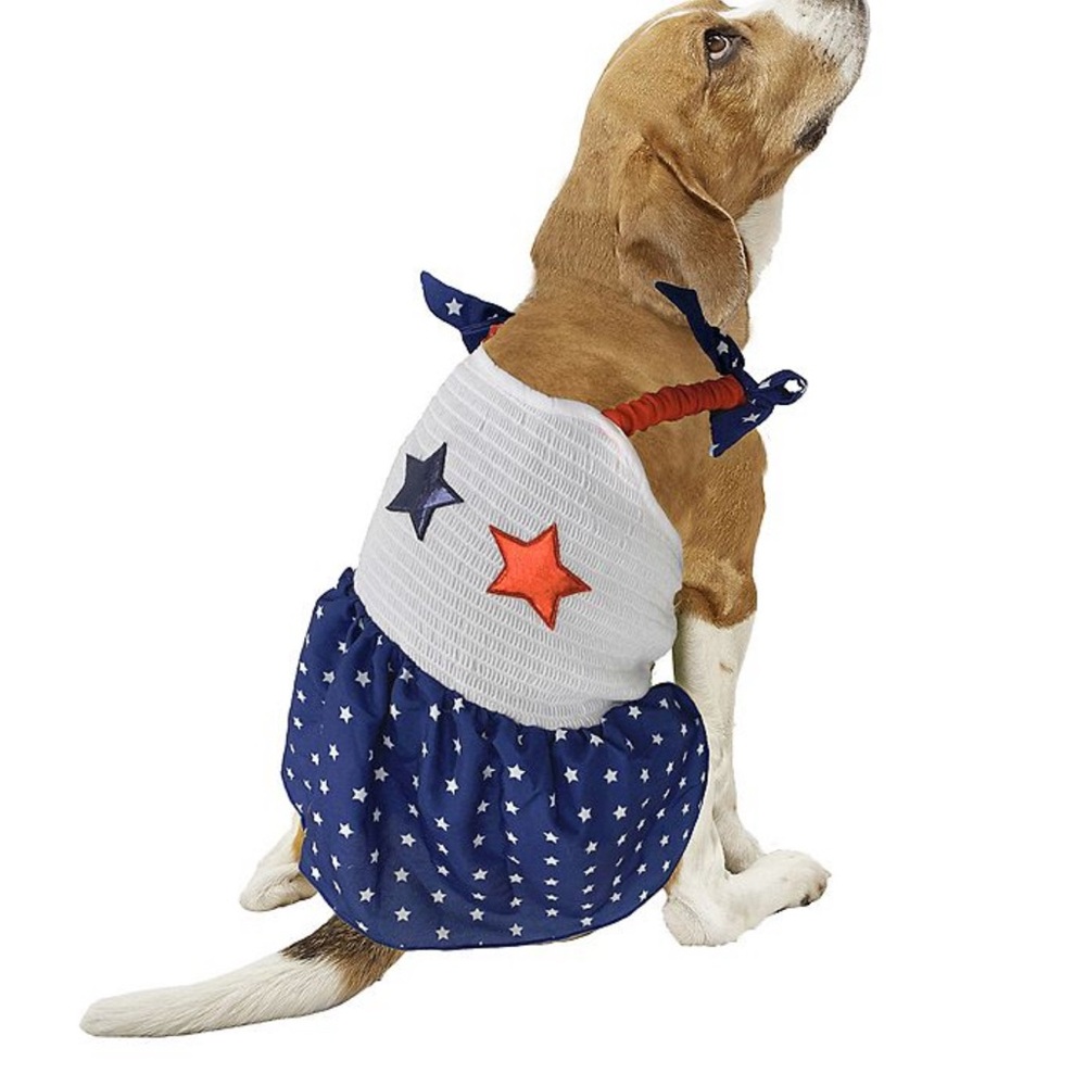 🆕 🇺🇸 Patriotic Star Pet Dress 🇺🇸